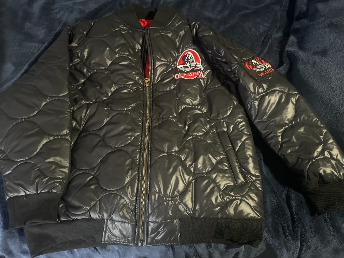 🧡 Joe Weider's Olympia Bomber Jacket 🔥 image indicator(4)