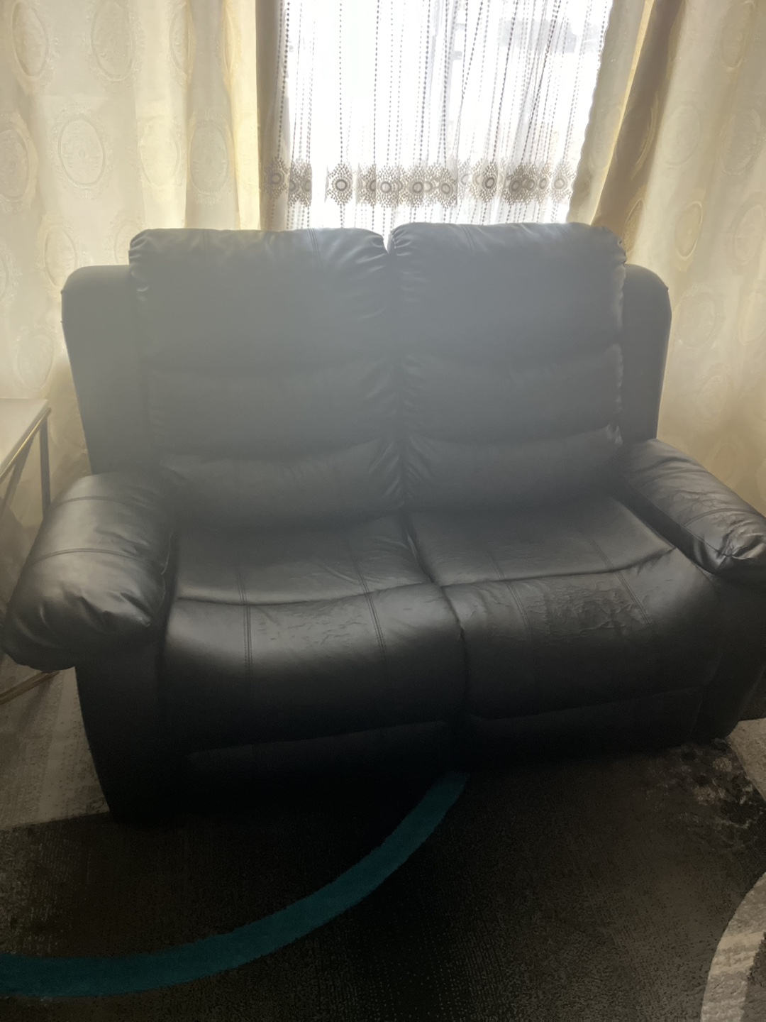 Black Recliner Loveseat - photo 3