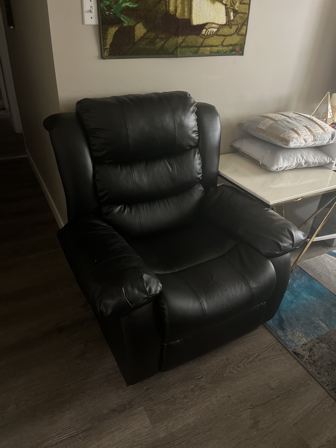 Black Recliner Loveseat - photo 5