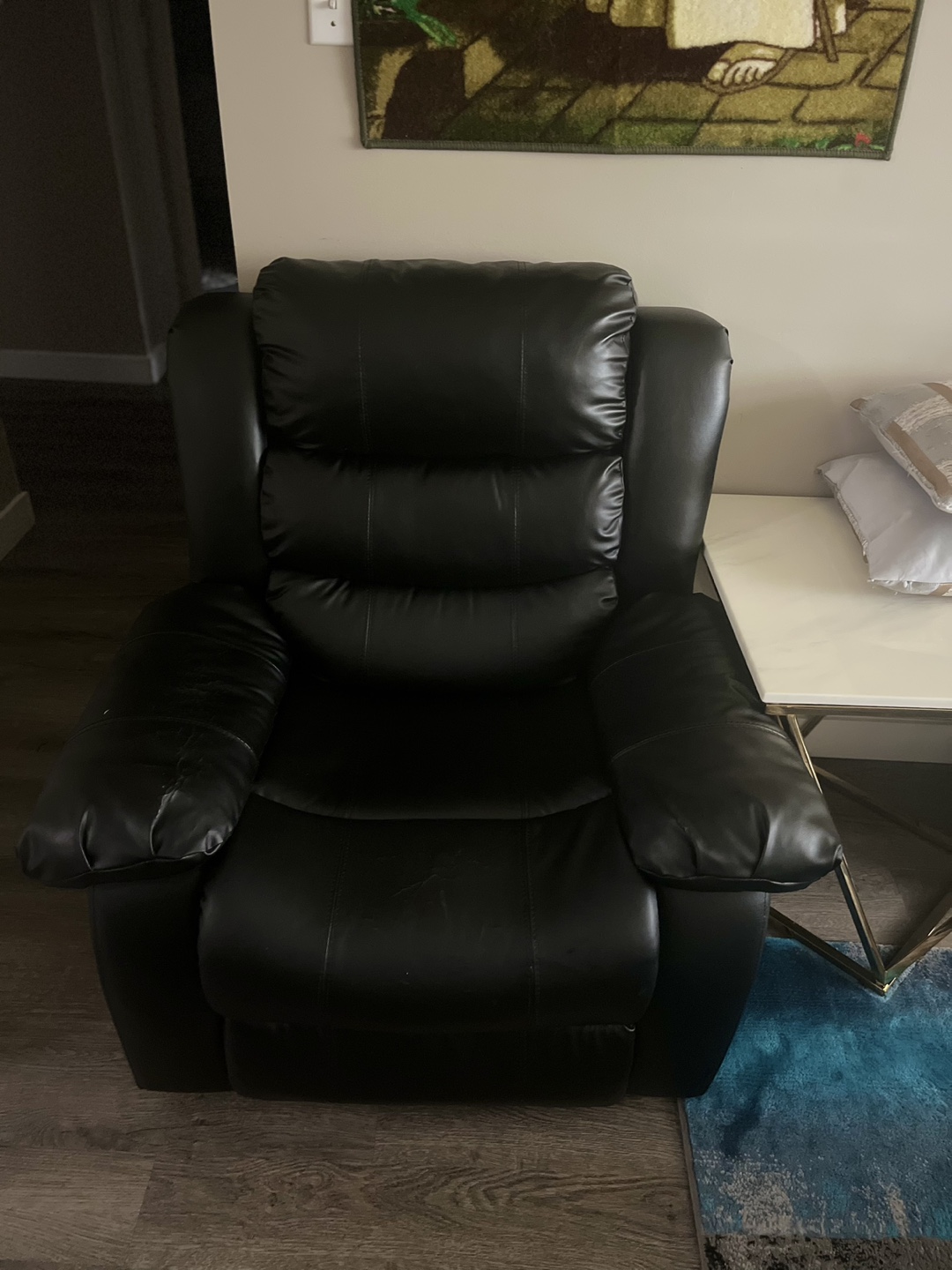 Black Recliner Loveseat - photo 4