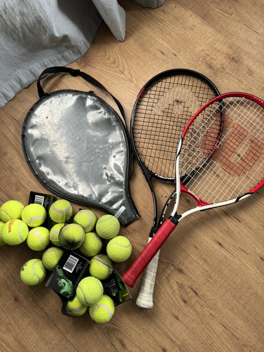Tennis Rackets and Balls