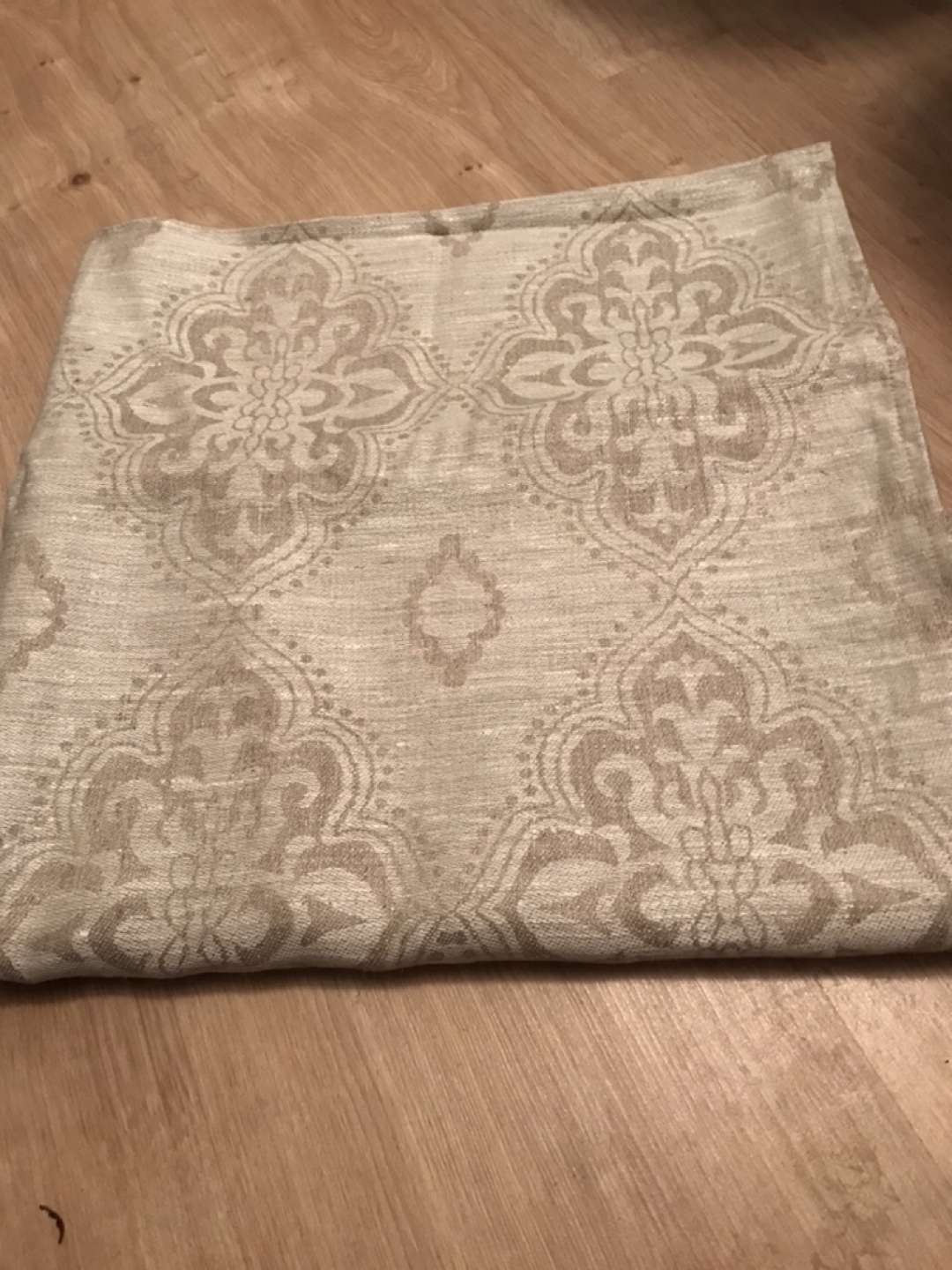 Beige / Gold Tablecloth 60”X 60” Square