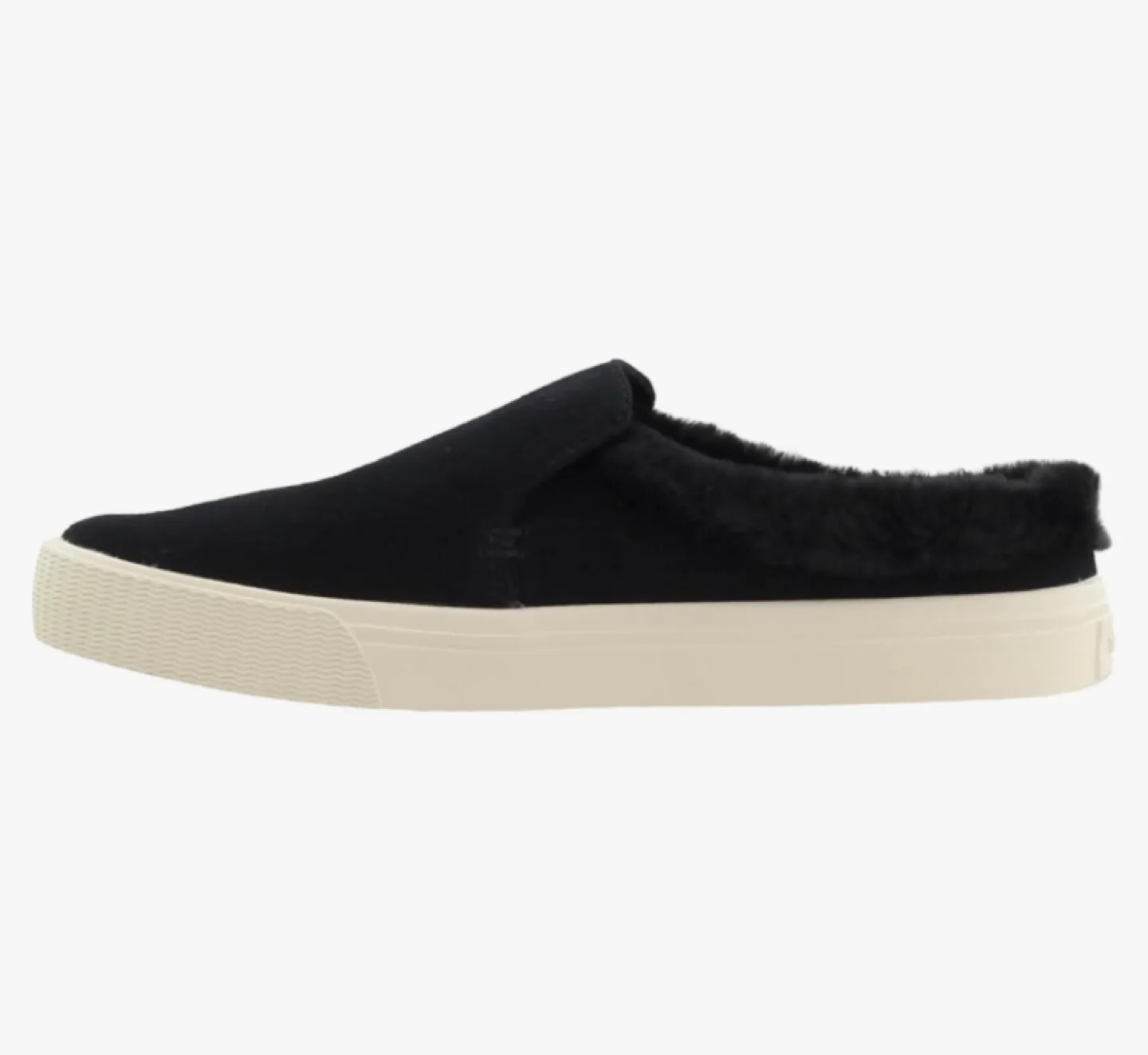 TOMS Black Furry Winter Slip-on Sneakers image indicator(3)