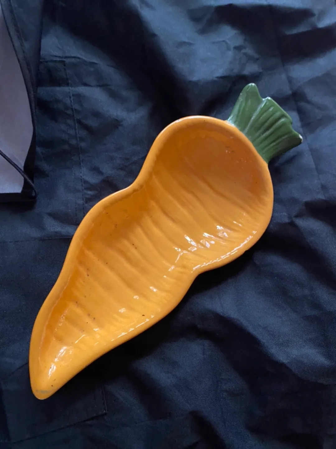 Vintage Carrot Shaped Dish 🧡 thumbnail