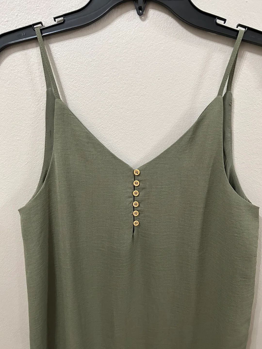 Olive Green Midi Dress - Like New image indicator(2)
