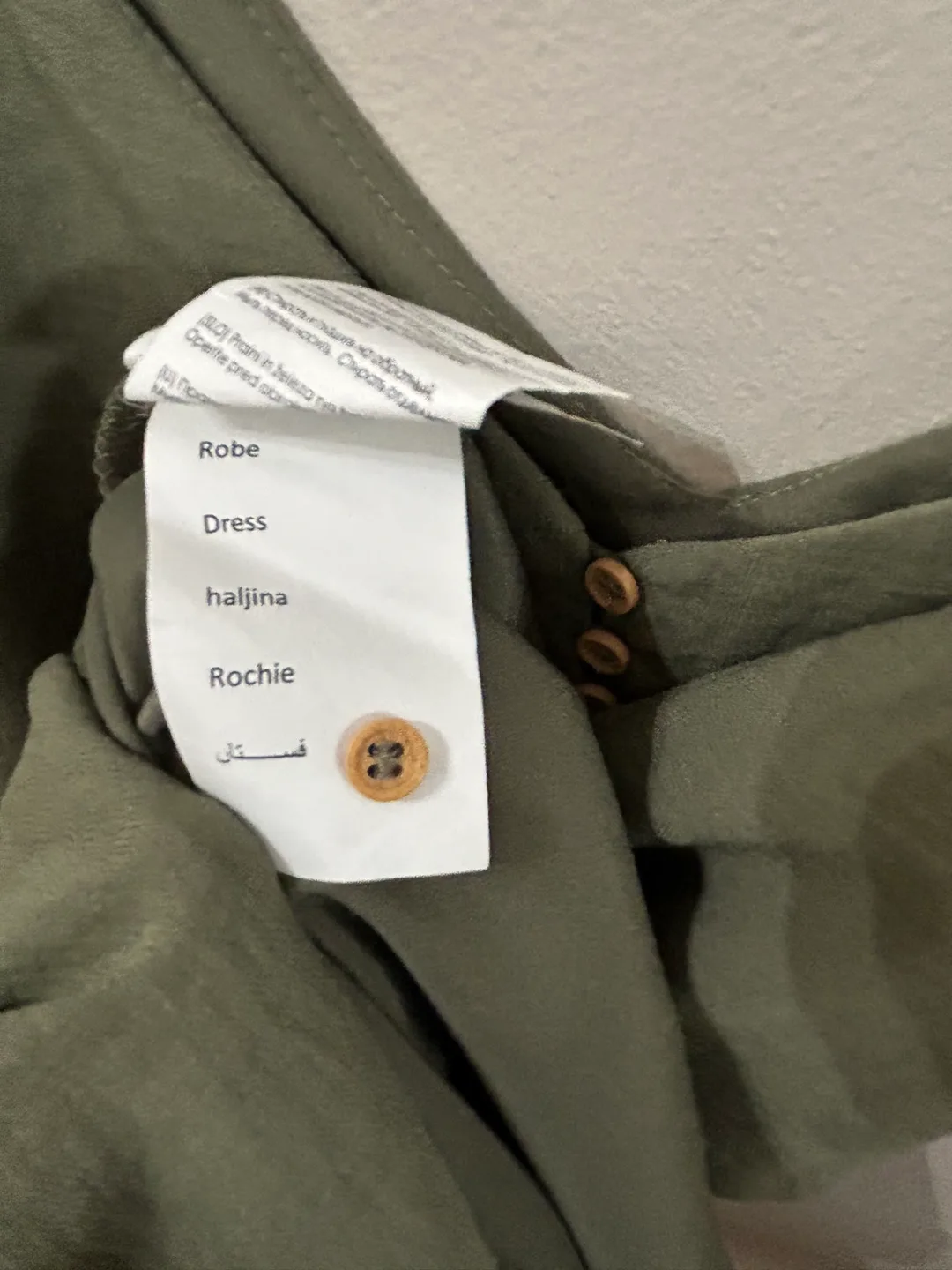 Olive Green Midi Dress - Like New image indicator(5)