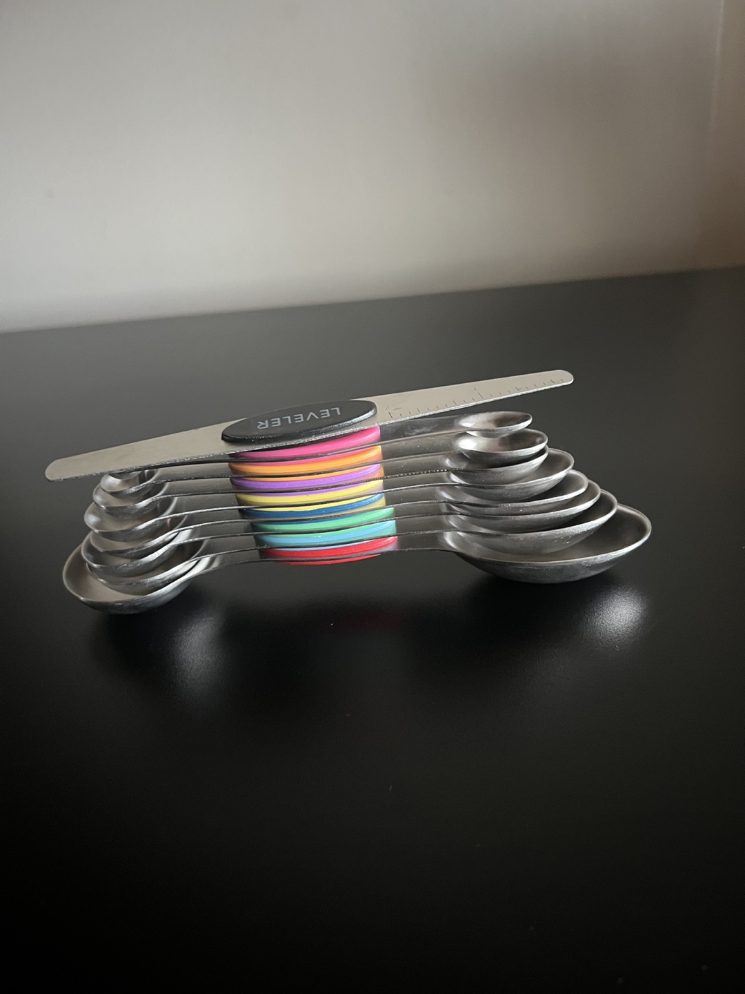 Stainless Steel Measuring Cups and Spoons Set with Leveler - photo 2