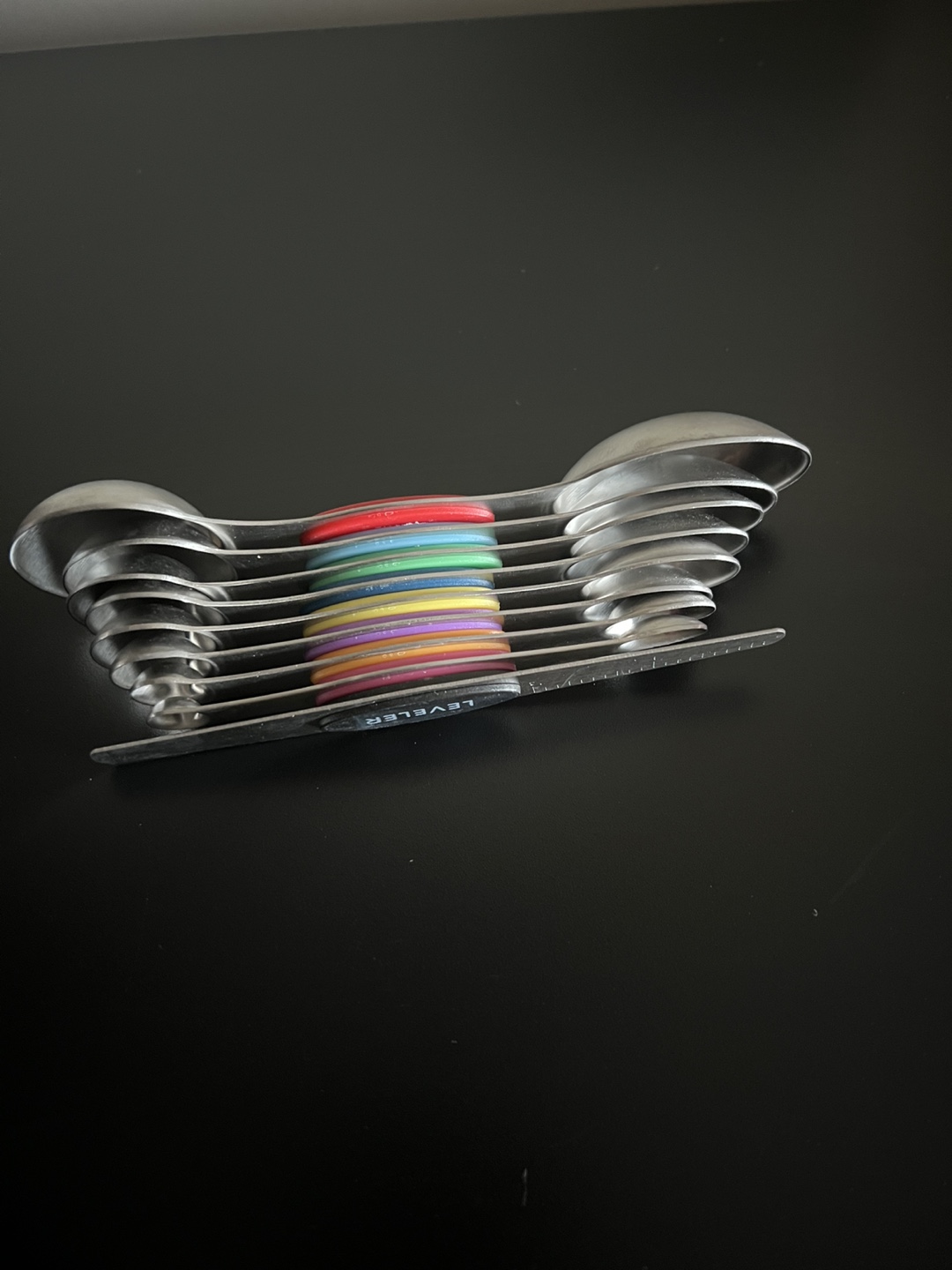 Stainless Steel Measuring Cups and Spoons Set with Leveler - photo 3