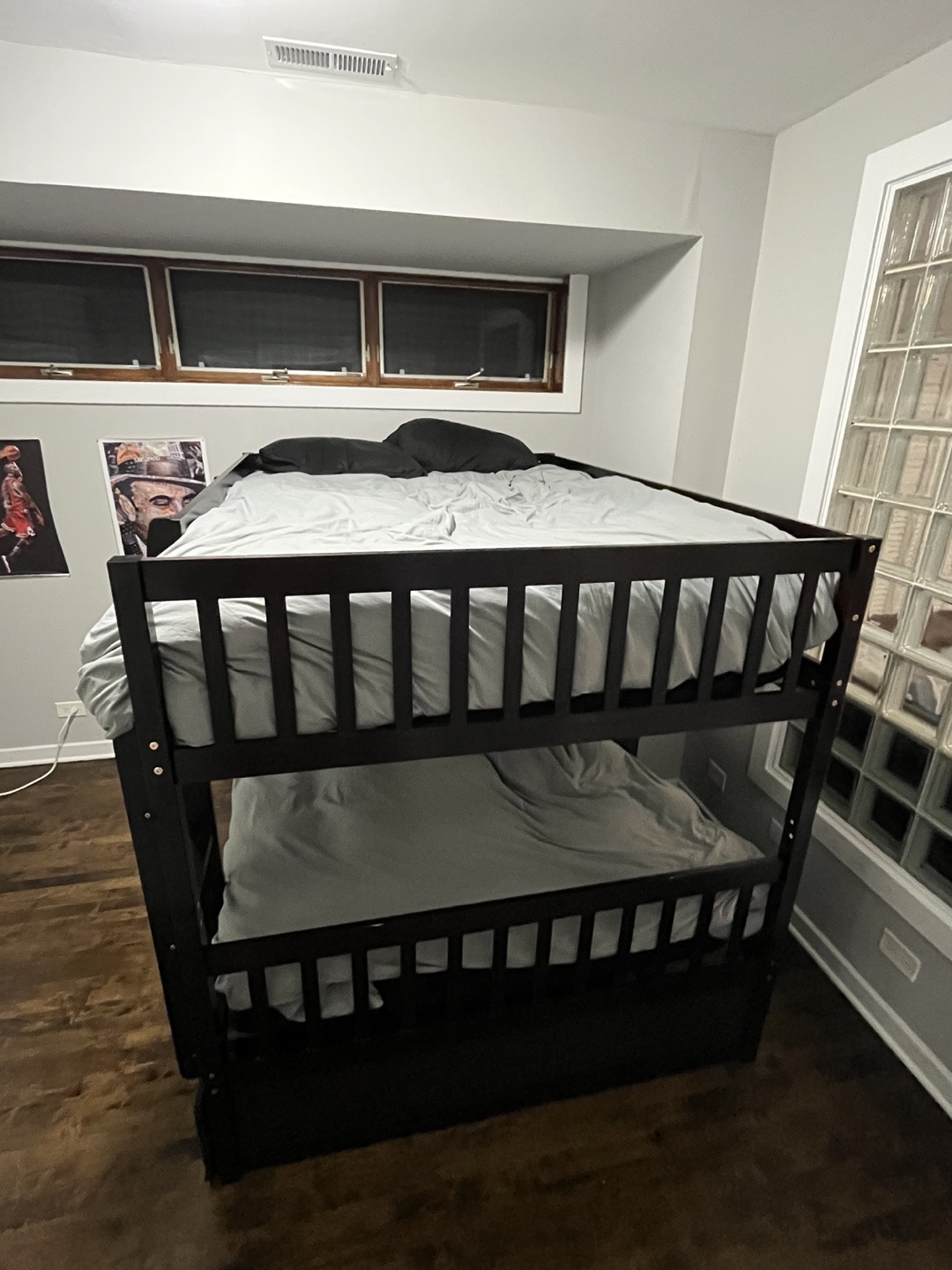 Full Over Full Bunk Bed with Trundle