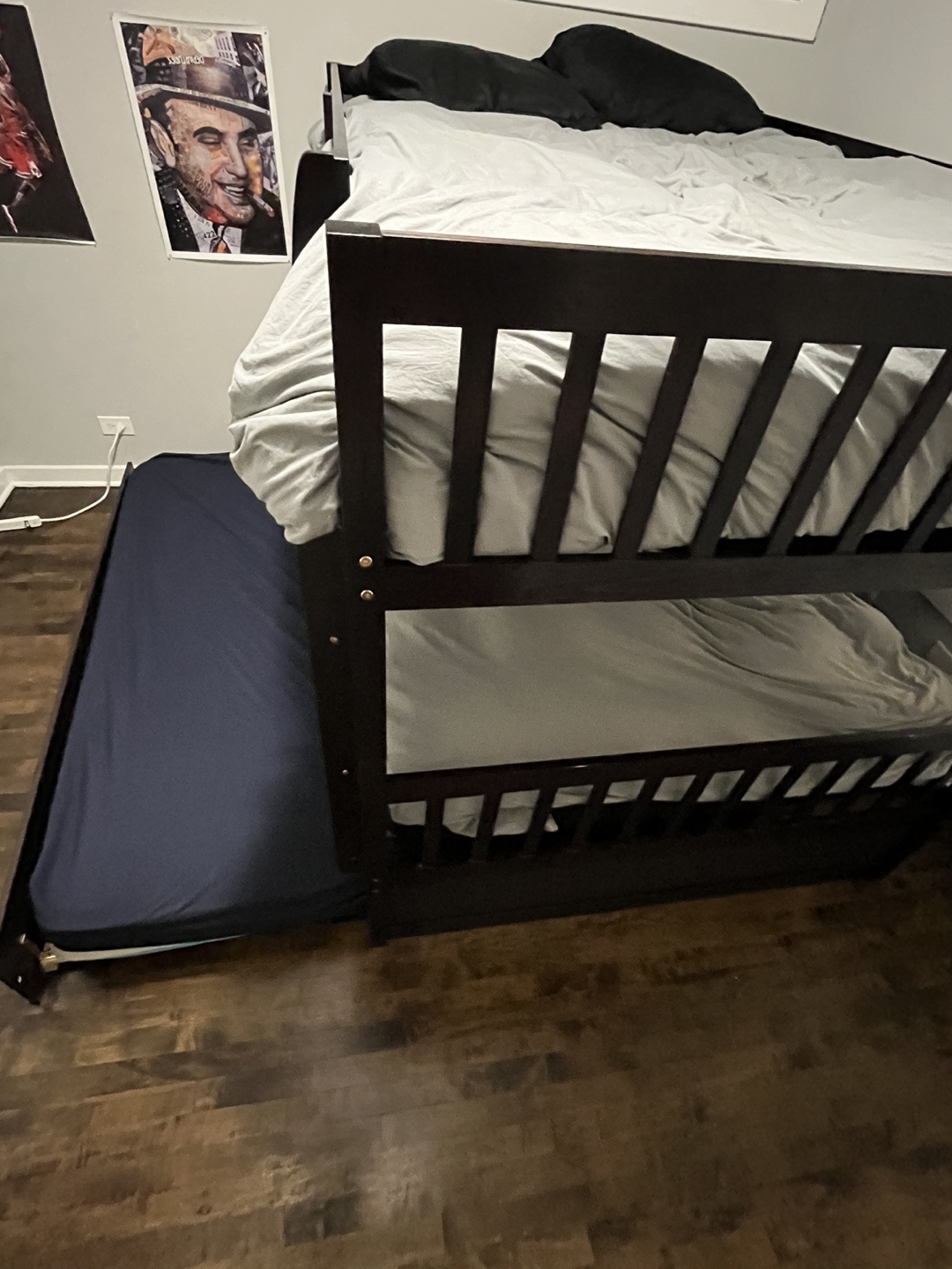 Full Over Full Bunk Bed with Trundle - photo 4