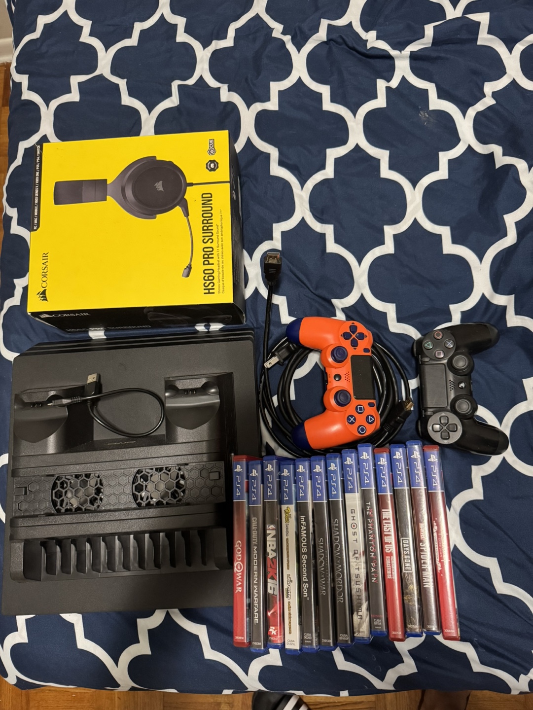 PS4 Bundle with Games and Accessories
