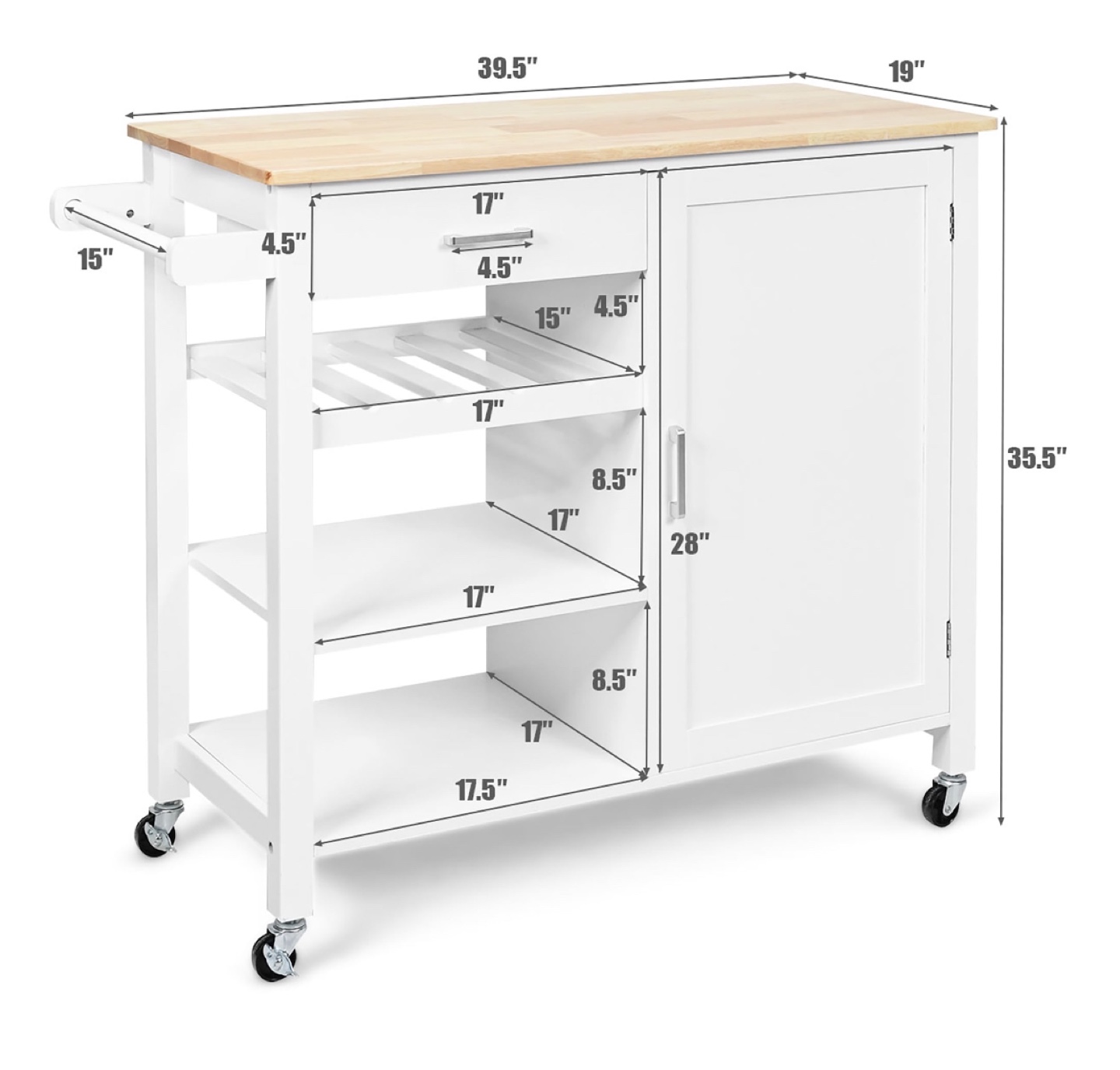 Kitchen Serving Cart,