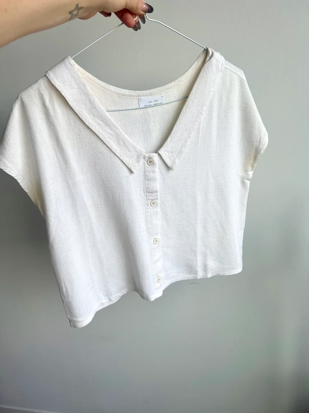 SPRING CLEAR OUT SALE 💗 Oak+Fort Cropped T-Shirt image indicator(4)