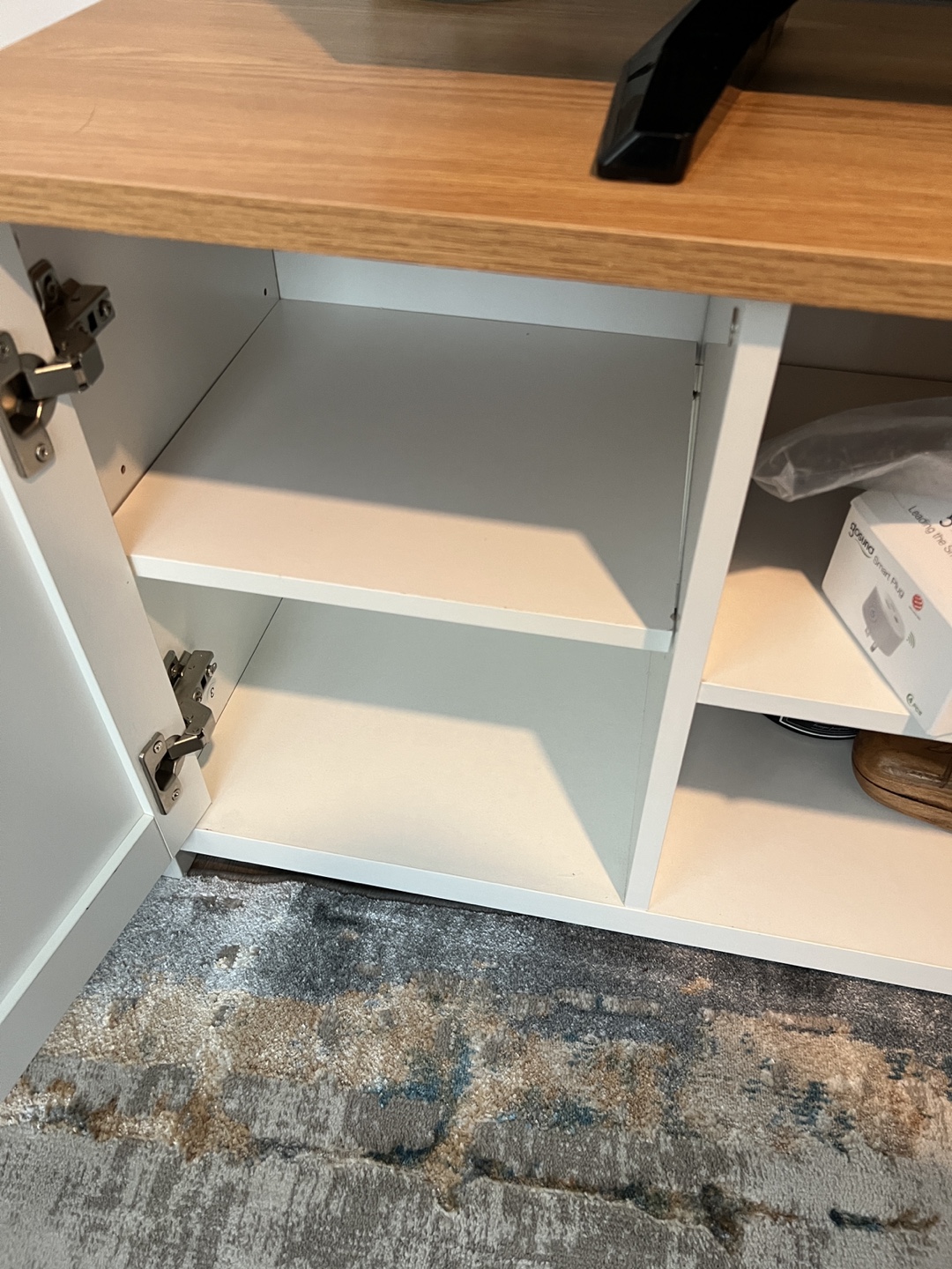 TV Stand with Doors and Shelf - photo 3