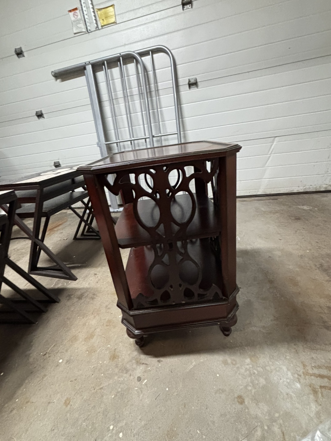 Bombay Wooden End Table with Drawer - photo 4