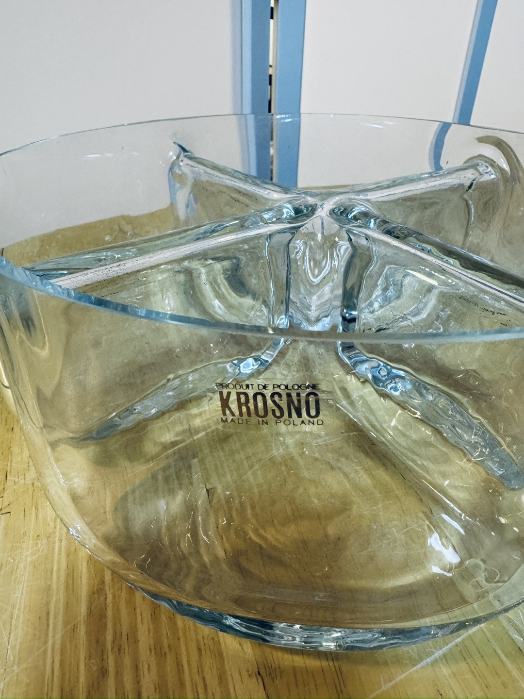 Krosno Glass Serving Bowl - NEW 🧡 - photo 4
