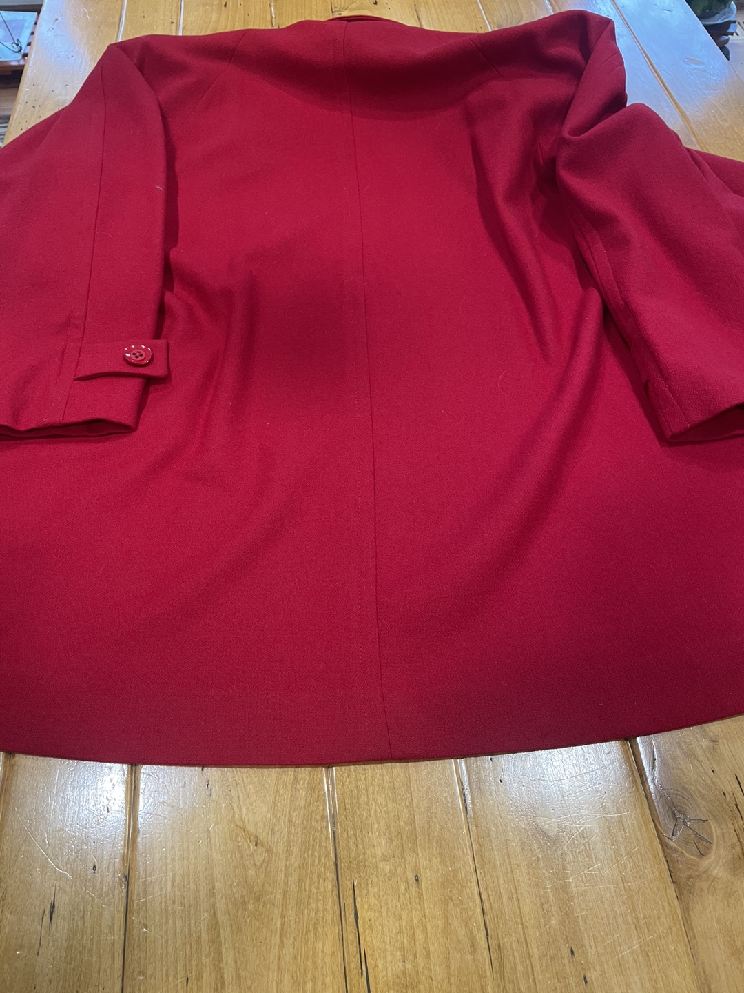 🧡Kristen Blake Classics Red Marino Wool Jacket / Size XL - photo 3