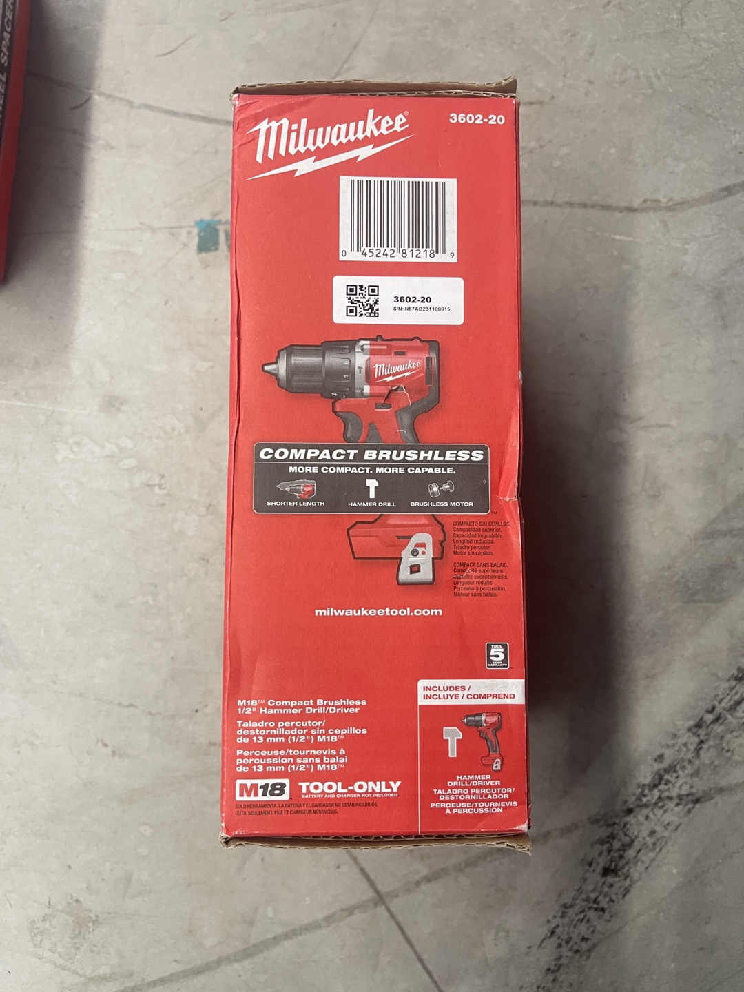 M18 Brushless hammer drill - photo 3
