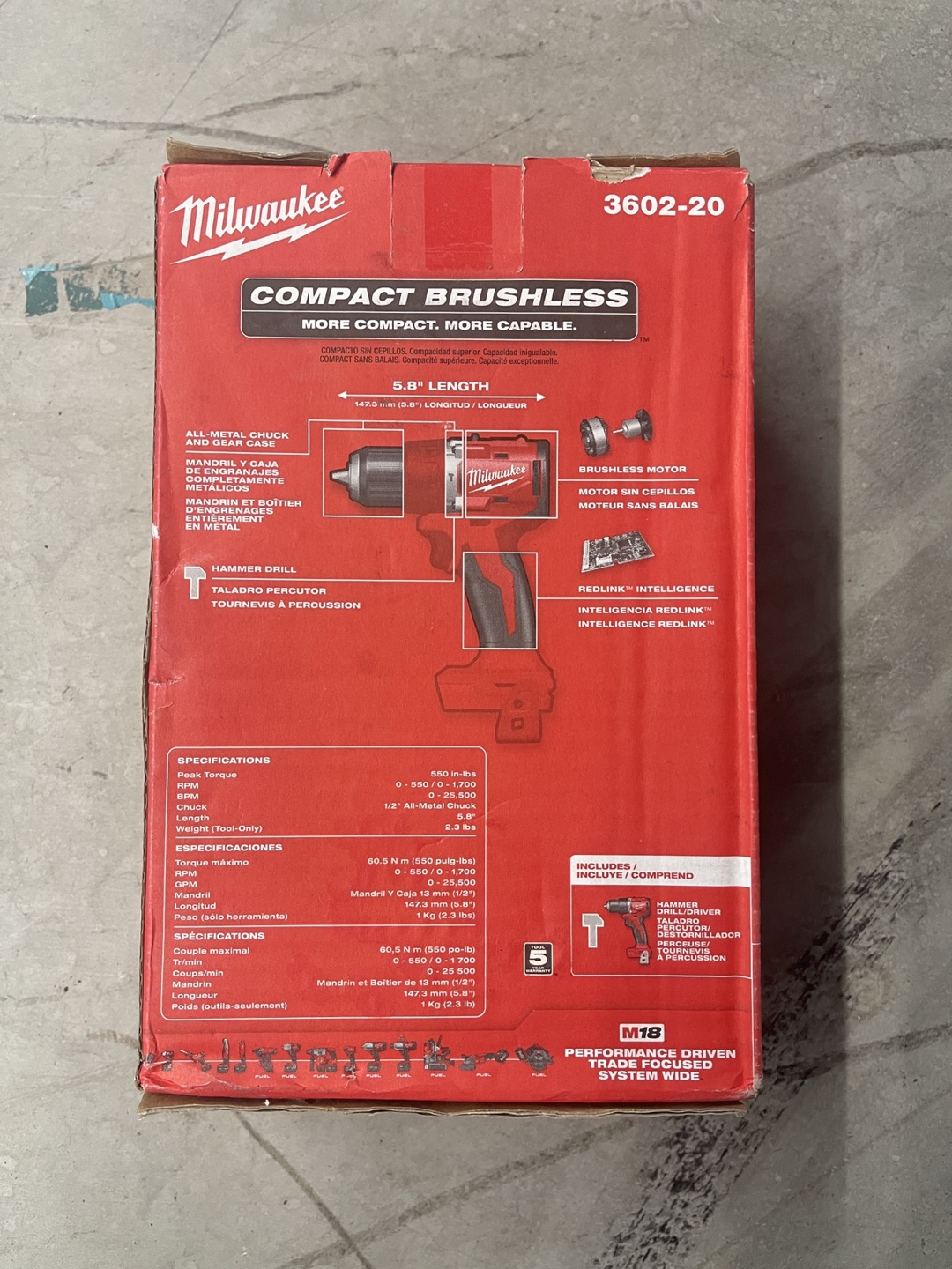 M18 Brushless hammer drill - photo 2