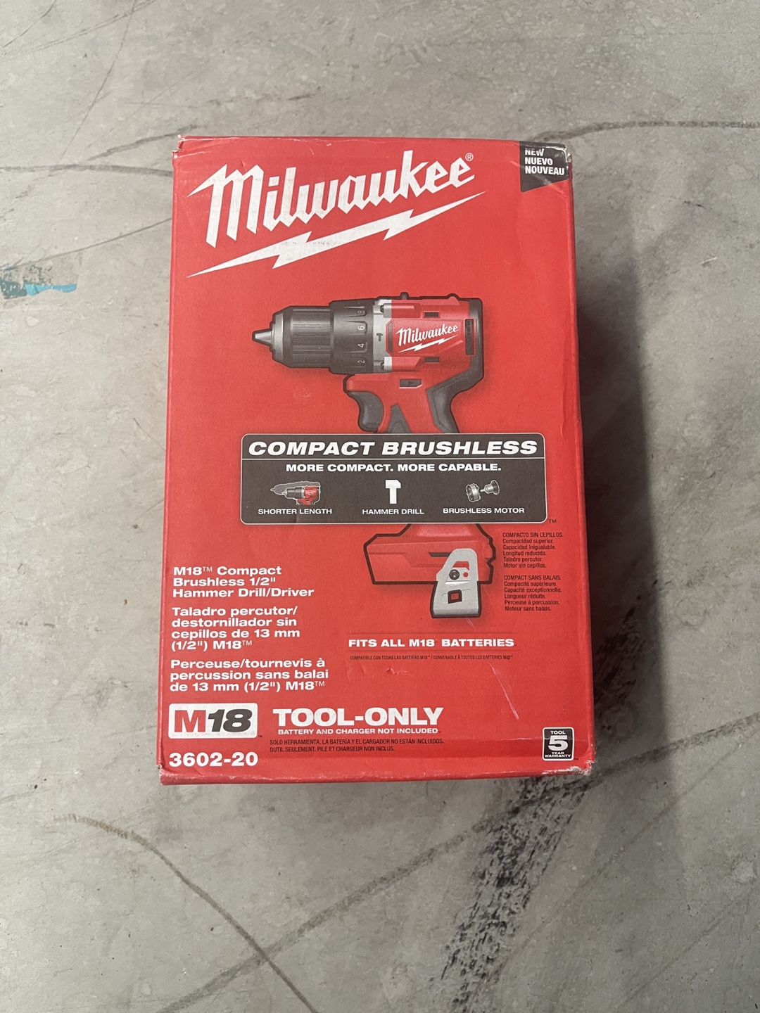 M18 Brushless hammer drill