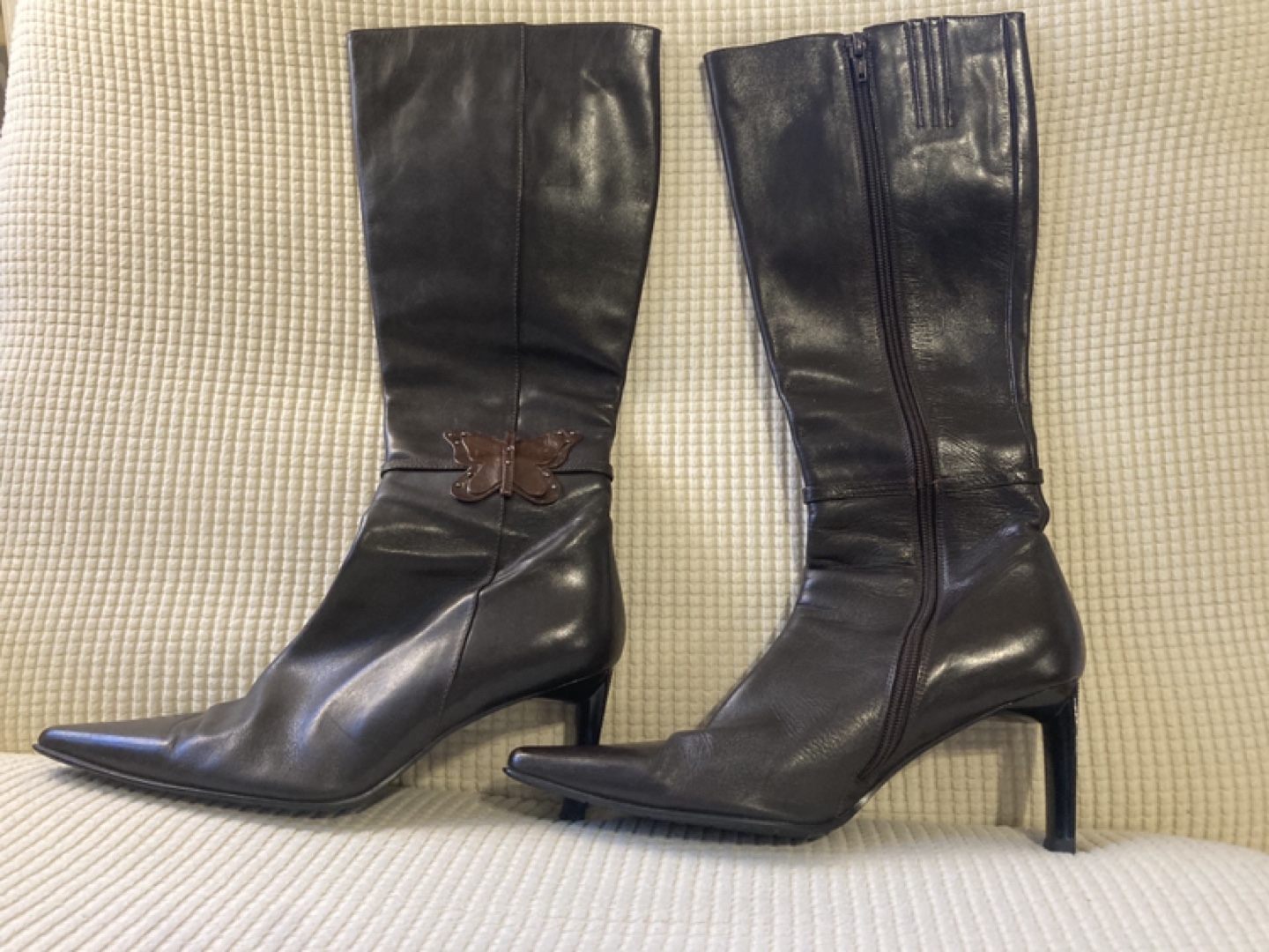 Roberto Vianni Leather High Boots - photo 2
