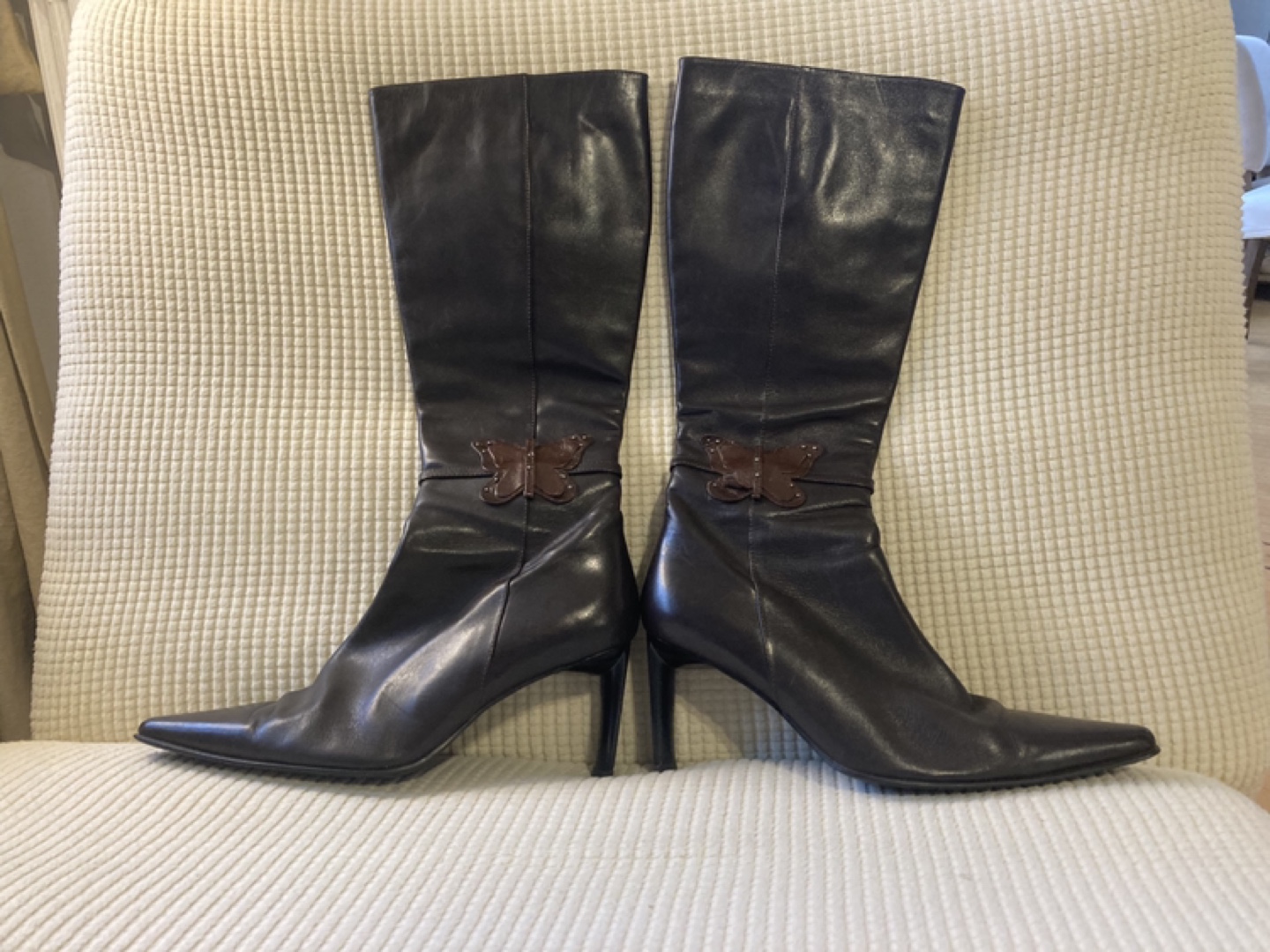 Roberto Vianni Leather High Boots