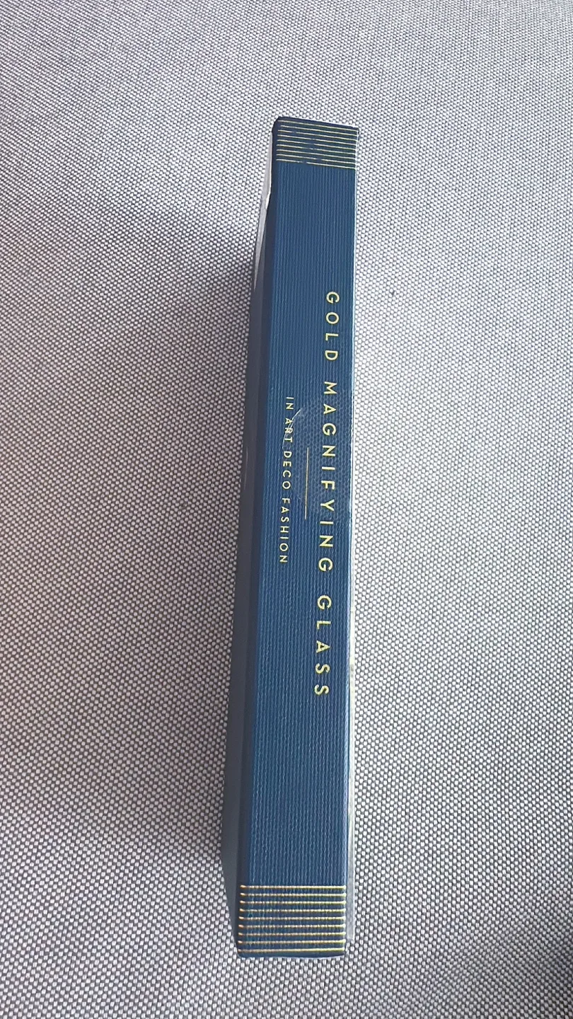 Gold Magnifying Glass in Art Deco Fashion image indicator(5)