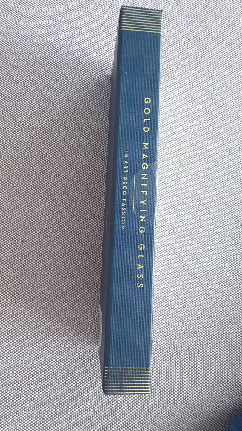 Gold Magnifying Glass in Art Deco Fashion image indicator(2)