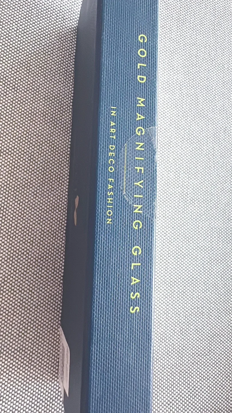 Gold Magnifying Glass in Art Deco Fashion image indicator(3)