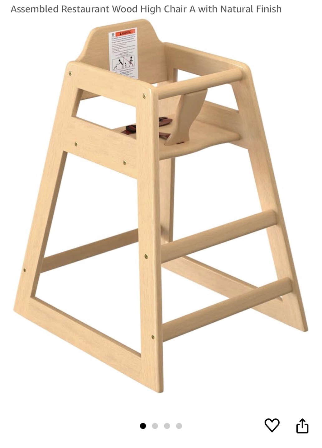 Restaurant High Chair