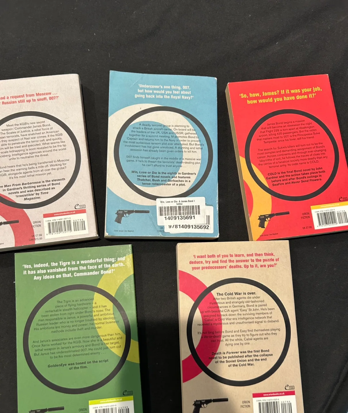 Great PRICE 10 UK James Bond Bks Gardner/Horowitz/Cole/Sherwood image indicator(3)