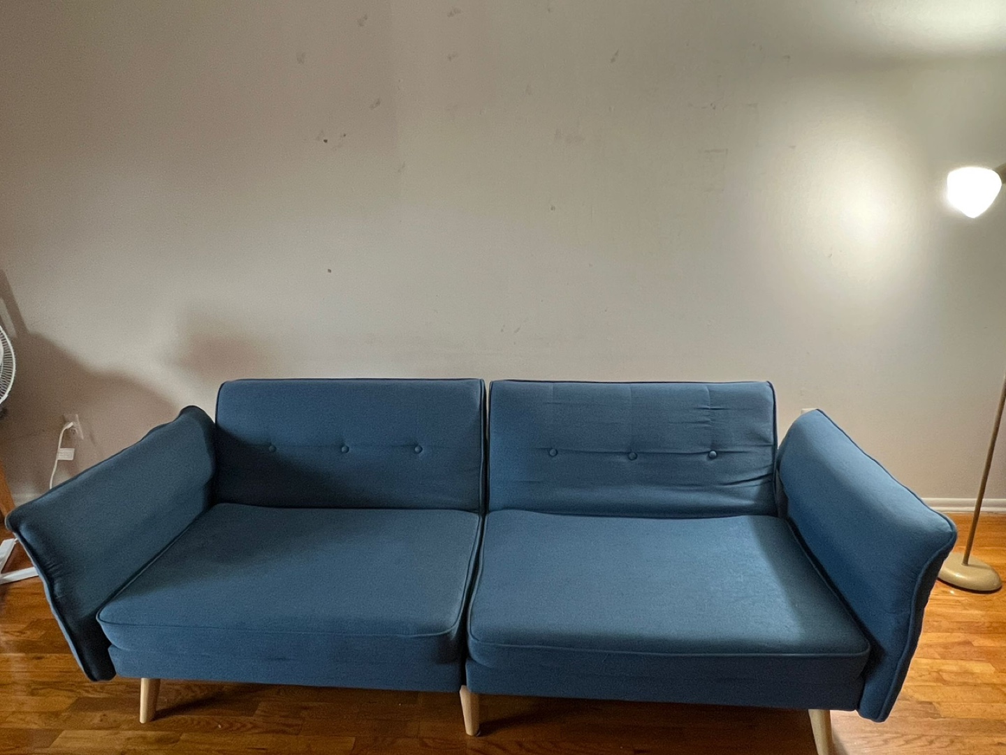Blue Futon Sofa - photo 2