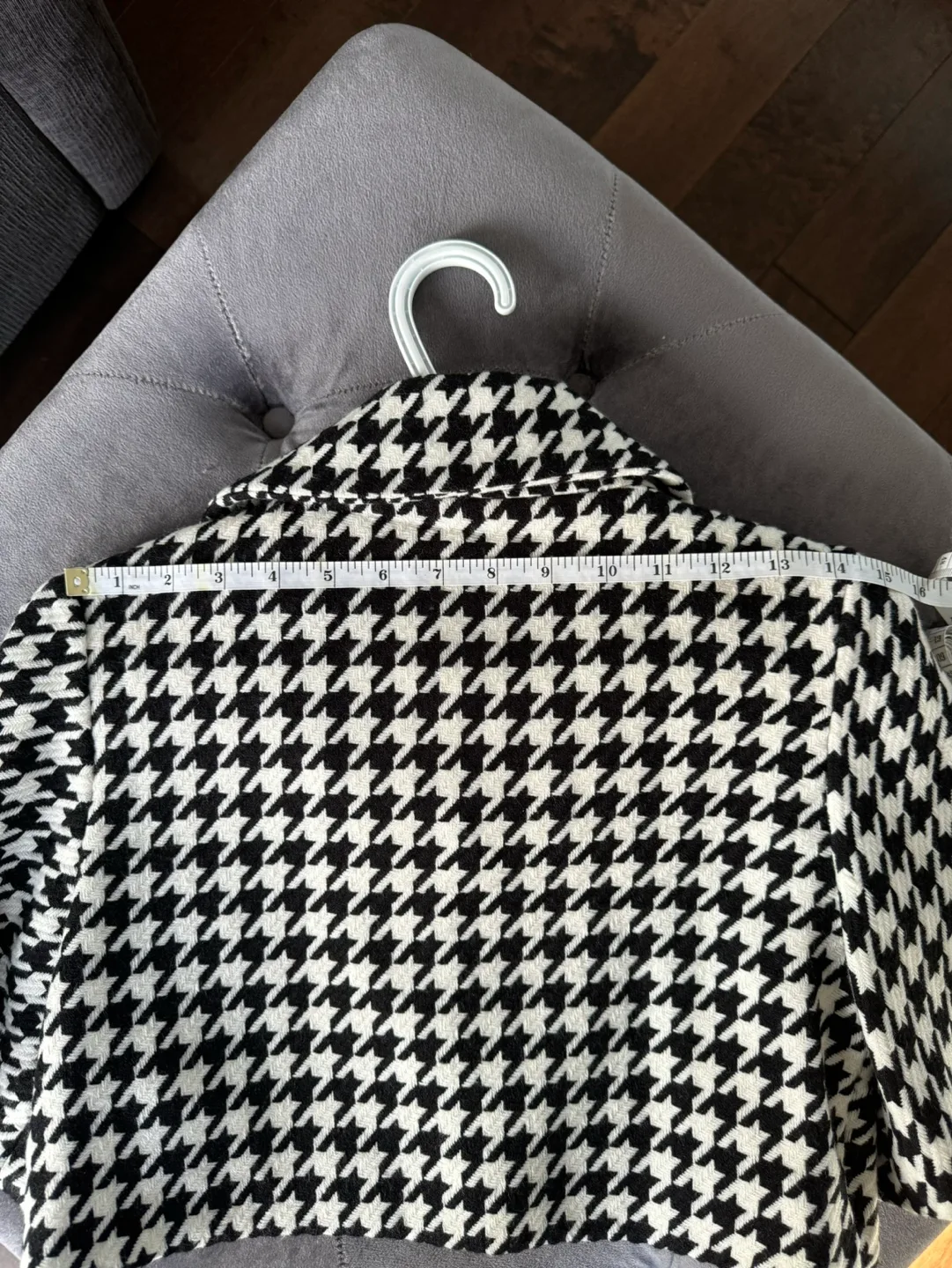 🧡 Black and White Houndstooth Bolero image indicator(4)