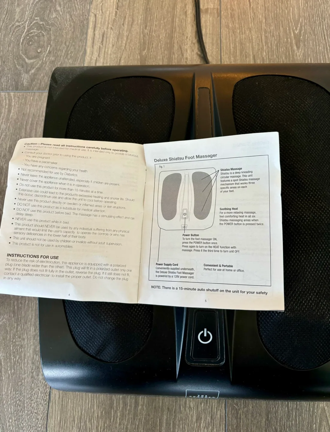 Deluxe Shiatsu Foot Massager 🧡 image indicator(3)