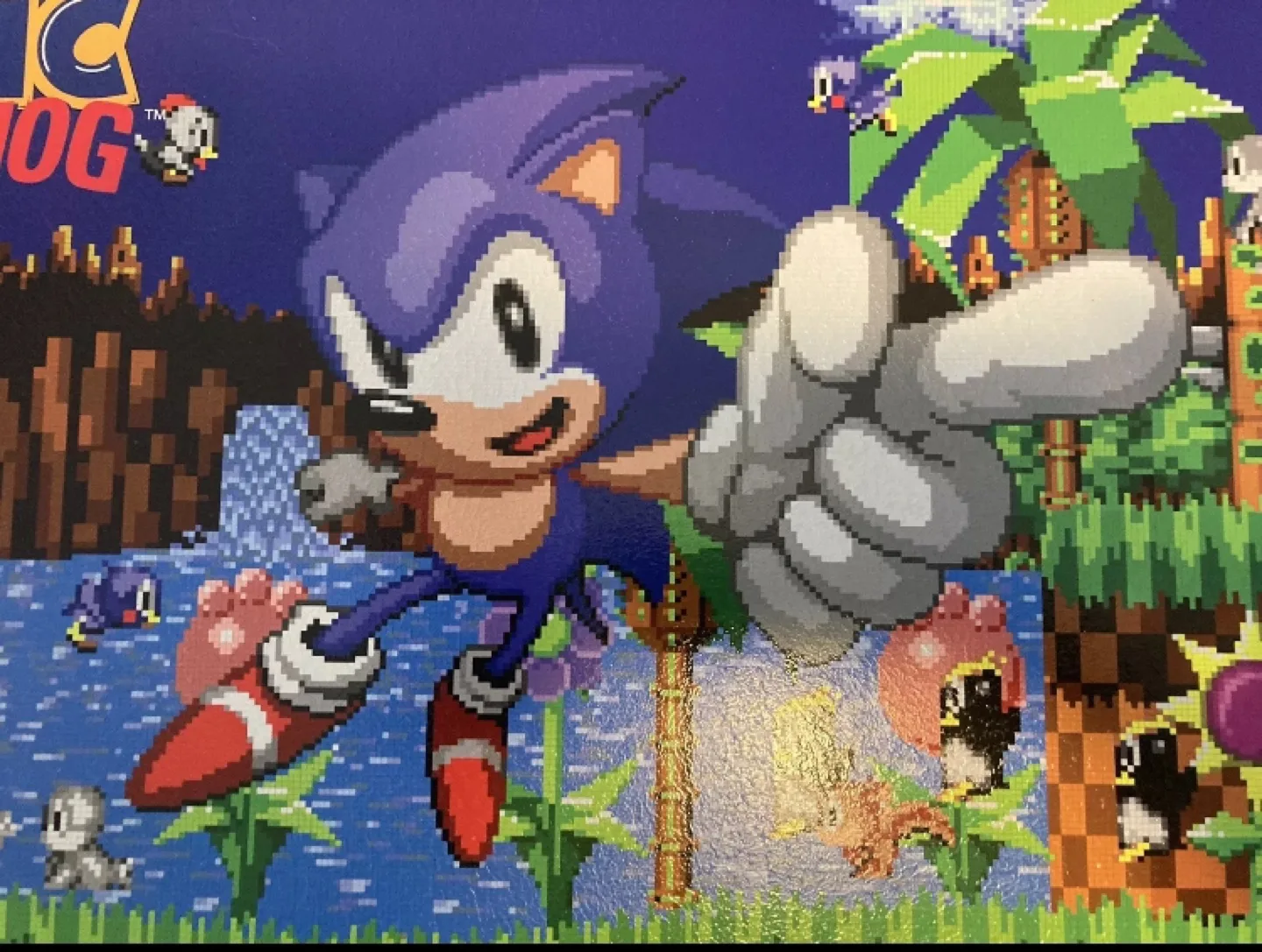 Sonic The Hedgehog Framed Canvas Print image indicator(6)