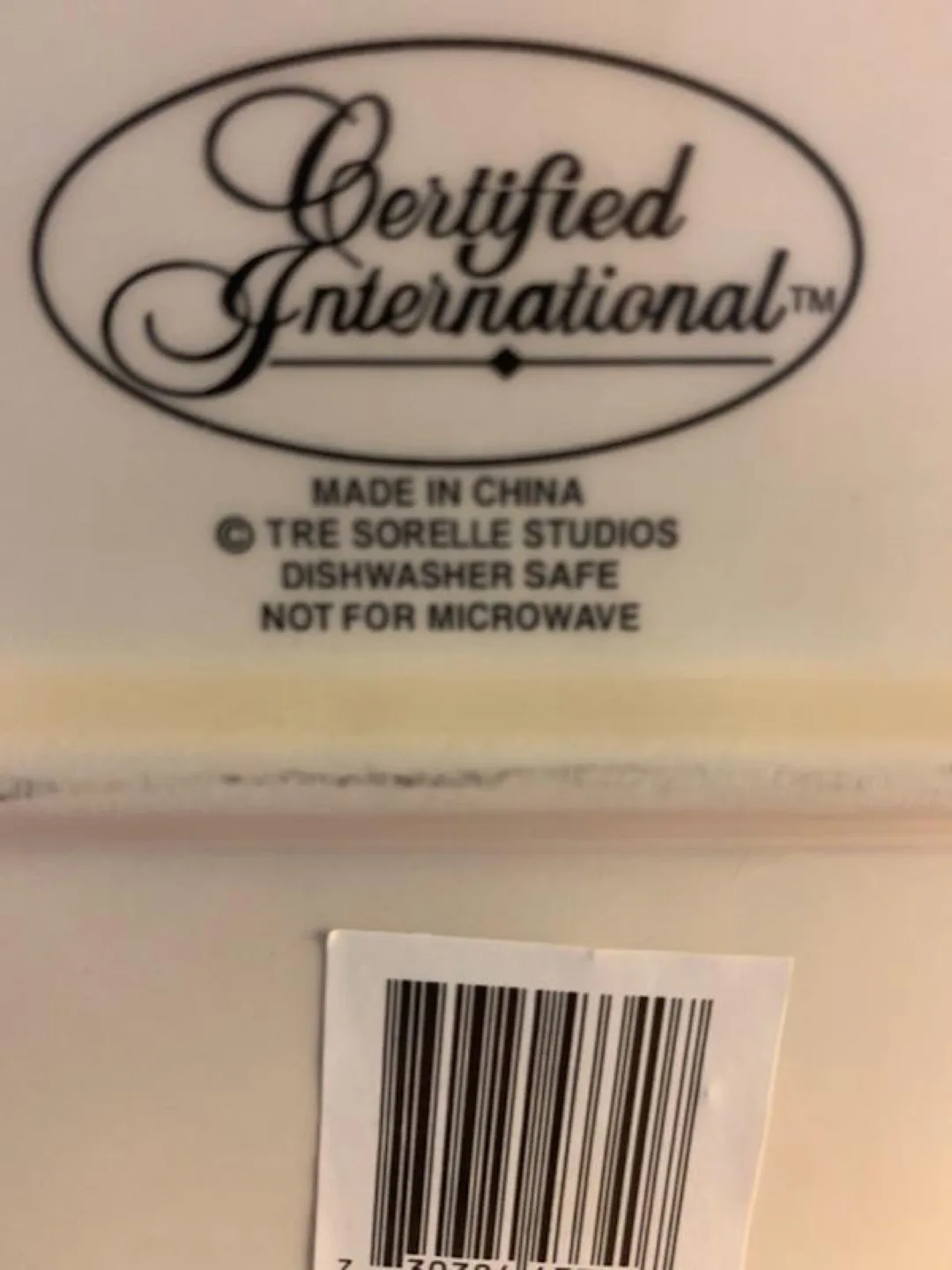 Certified International Square Decorative Plate image indicator(2)