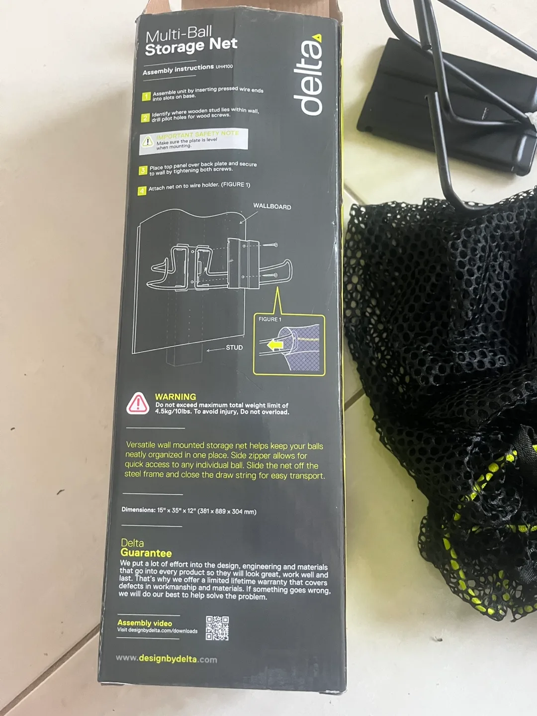 🧡BNIB. Delta Multi-Ball Storage Net image indicator(3)
