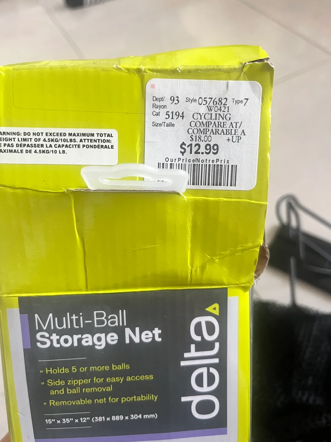 🧡BNIB. Delta Multi-Ball Storage Net image indicator(6)