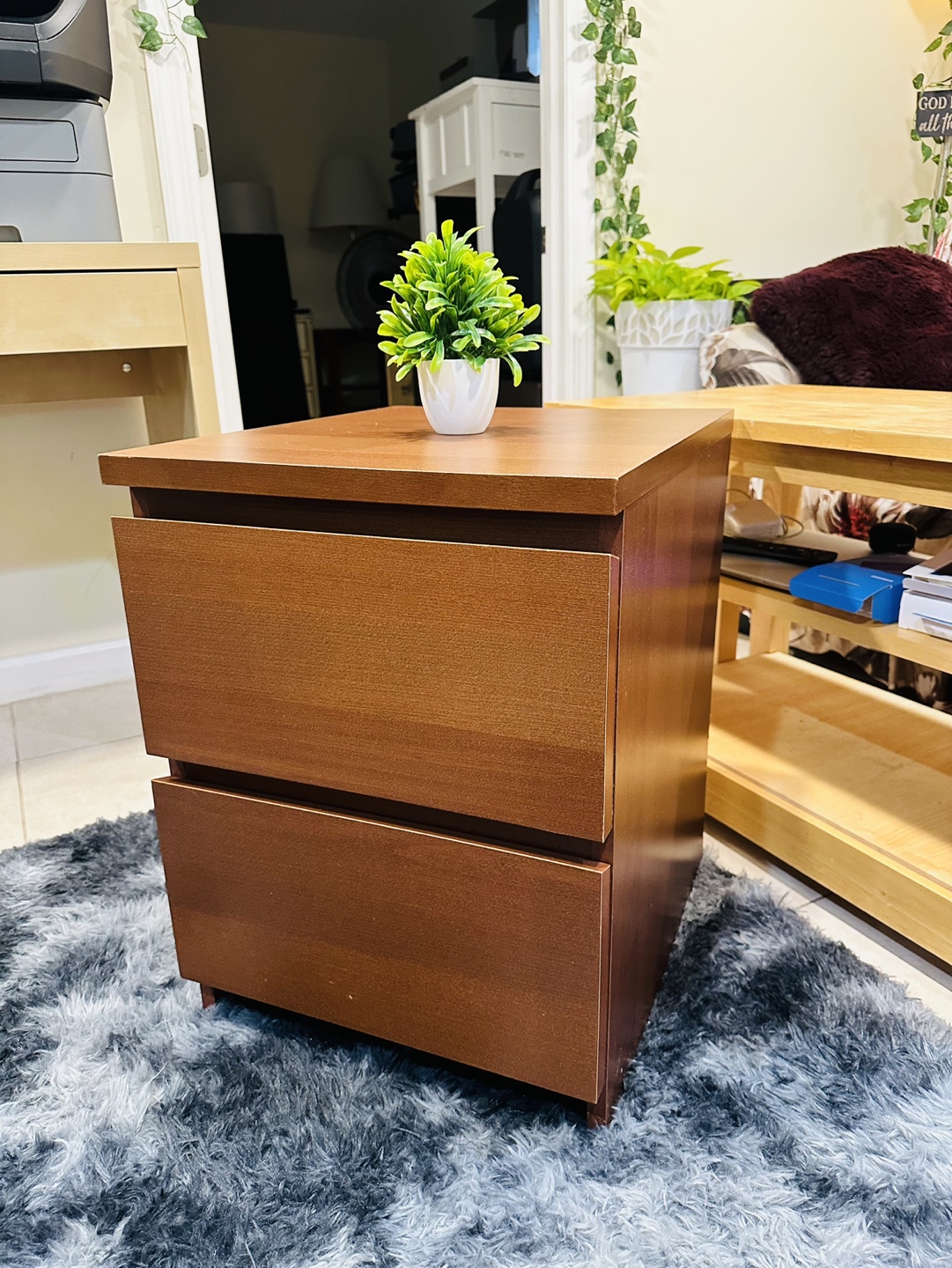 IKEA Nightstand 2 Drawer - photo 2