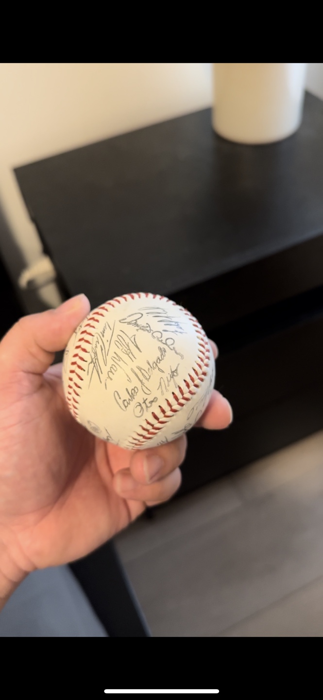 Blue Jays 1996 Team Signed Baseball - photo 2