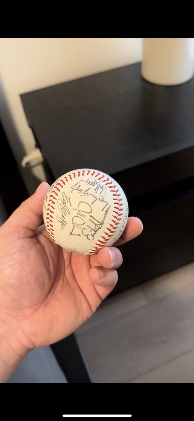 Blue Jays 1996 Team Signed Baseball - photo 4