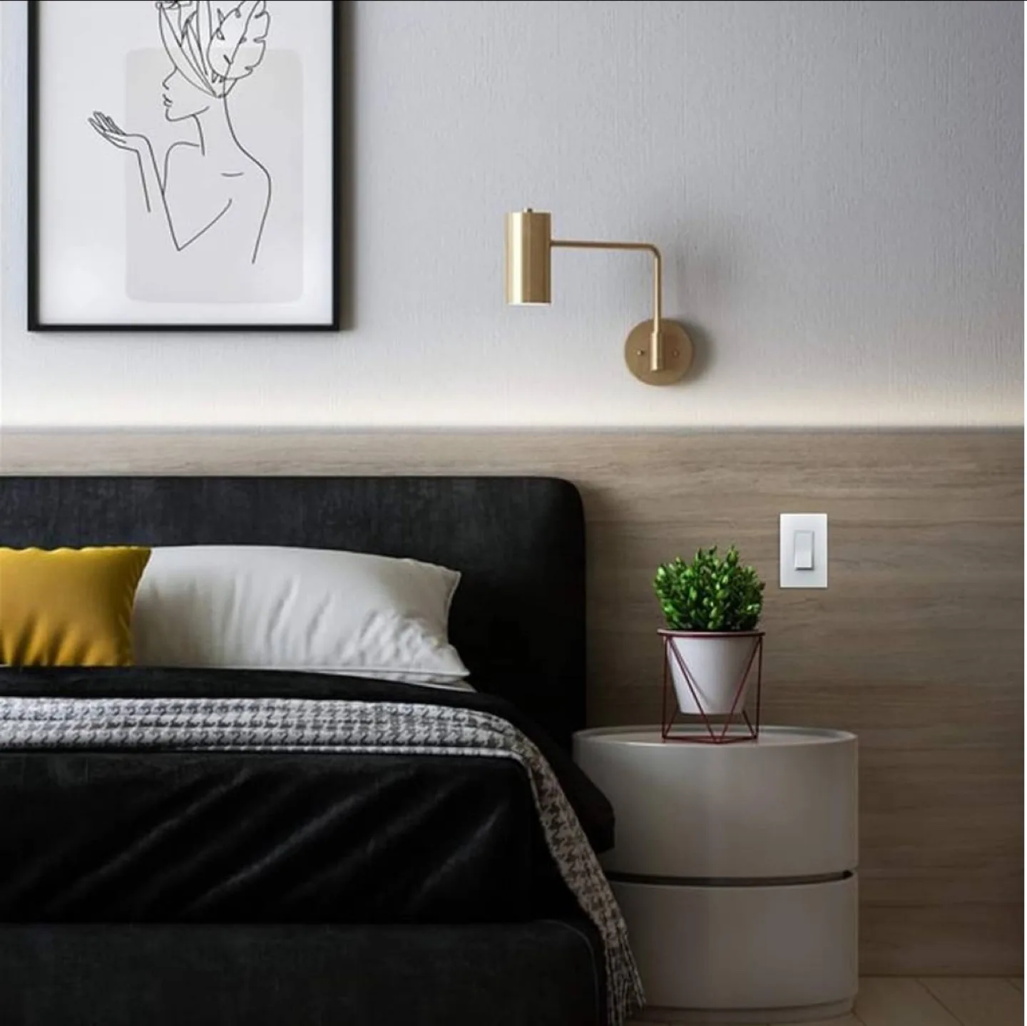 Legrand Single Pole 15 Amp Rocker Wall Switch & Plate 🧡 image indicator(4)