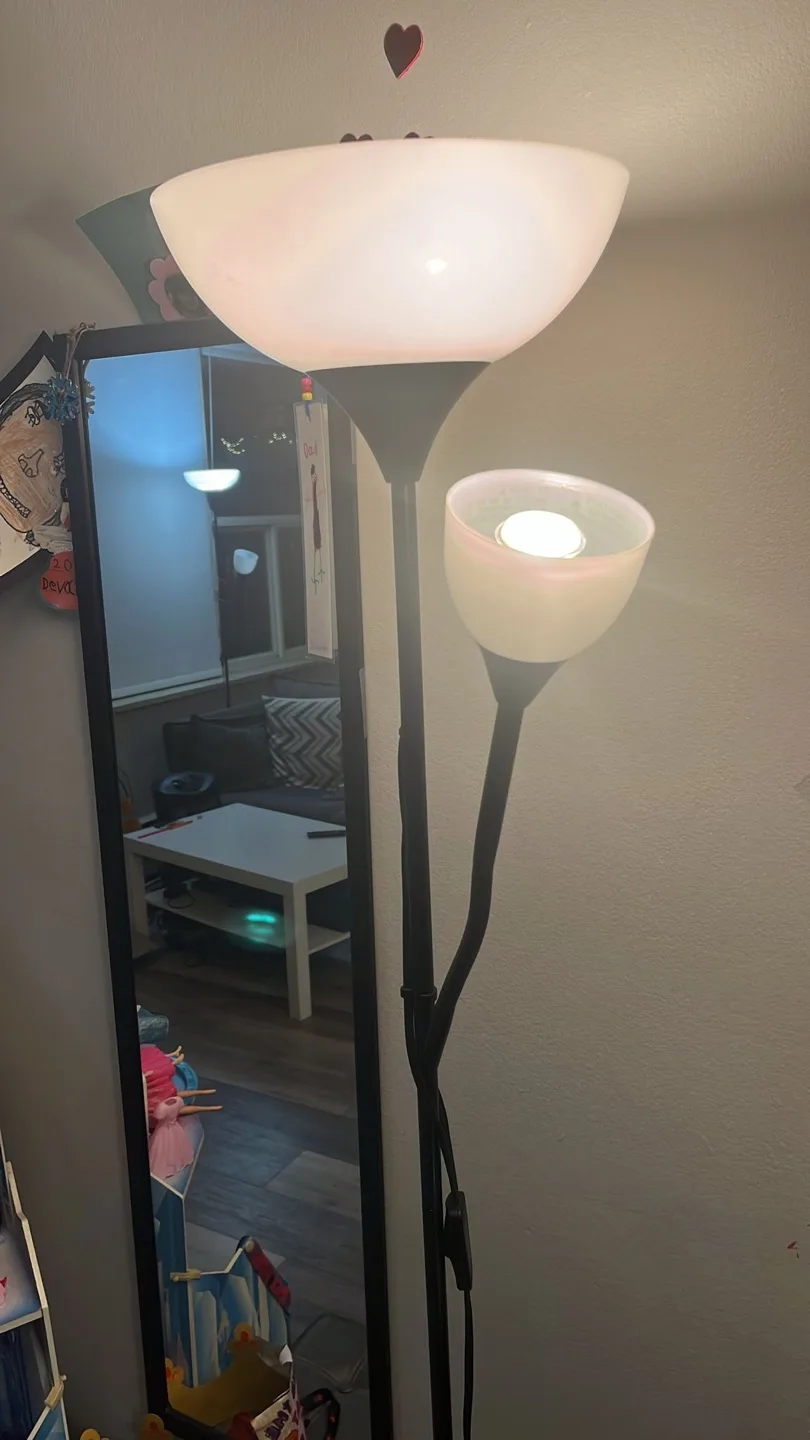 Floor Lamp with Two Lights thumbnail