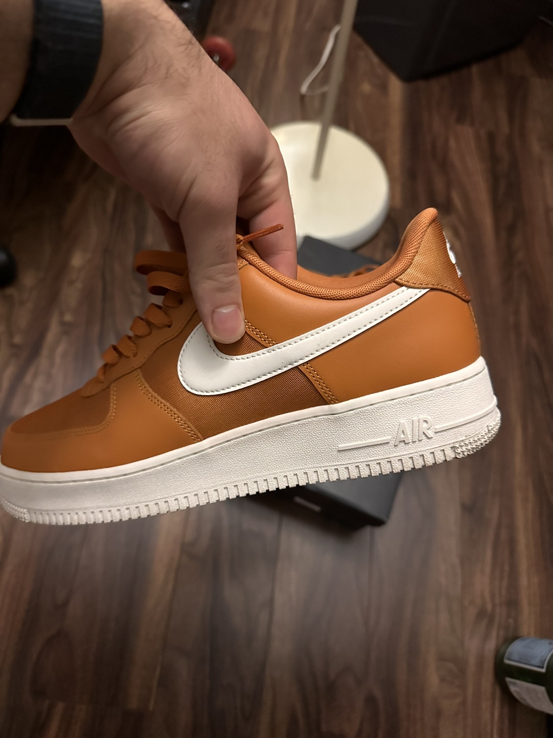 Nike Air Force 1 '07 LV8 NOS Low Nylon Orange Monarch SIZE 10.5 - photo 3
