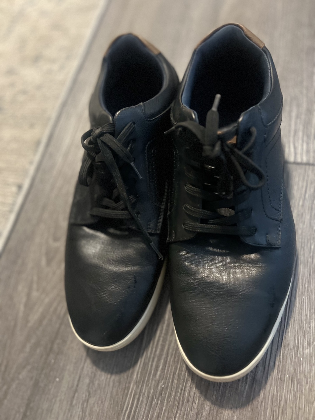 Aldo Men's Black Leather Sneakers - photo 3