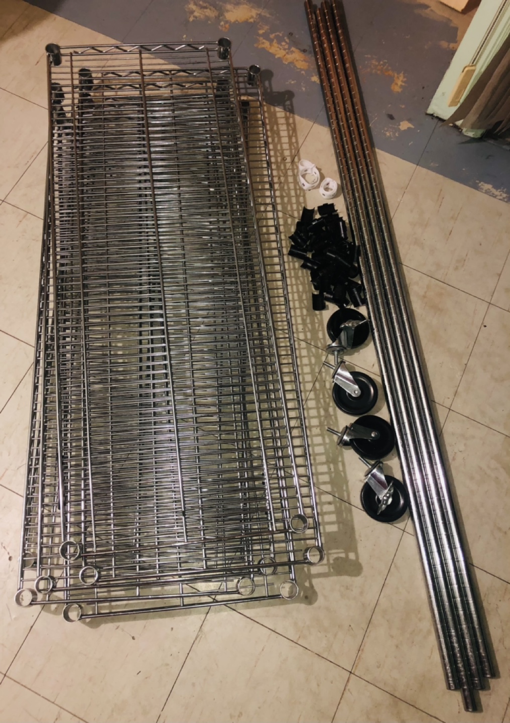🧡Heavy duty Utility steel shelf with wheels - photo 2
