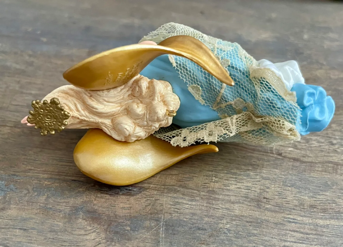 2001 Hallmark Barbie Angel & Dove Christmas Ornament image indicator(3)