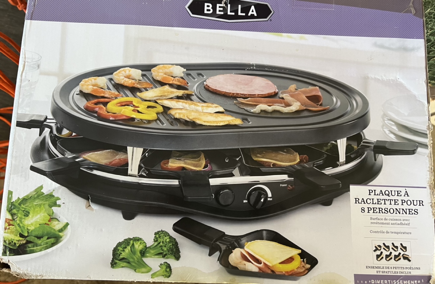 Bella Raclette Grill for 8 People
