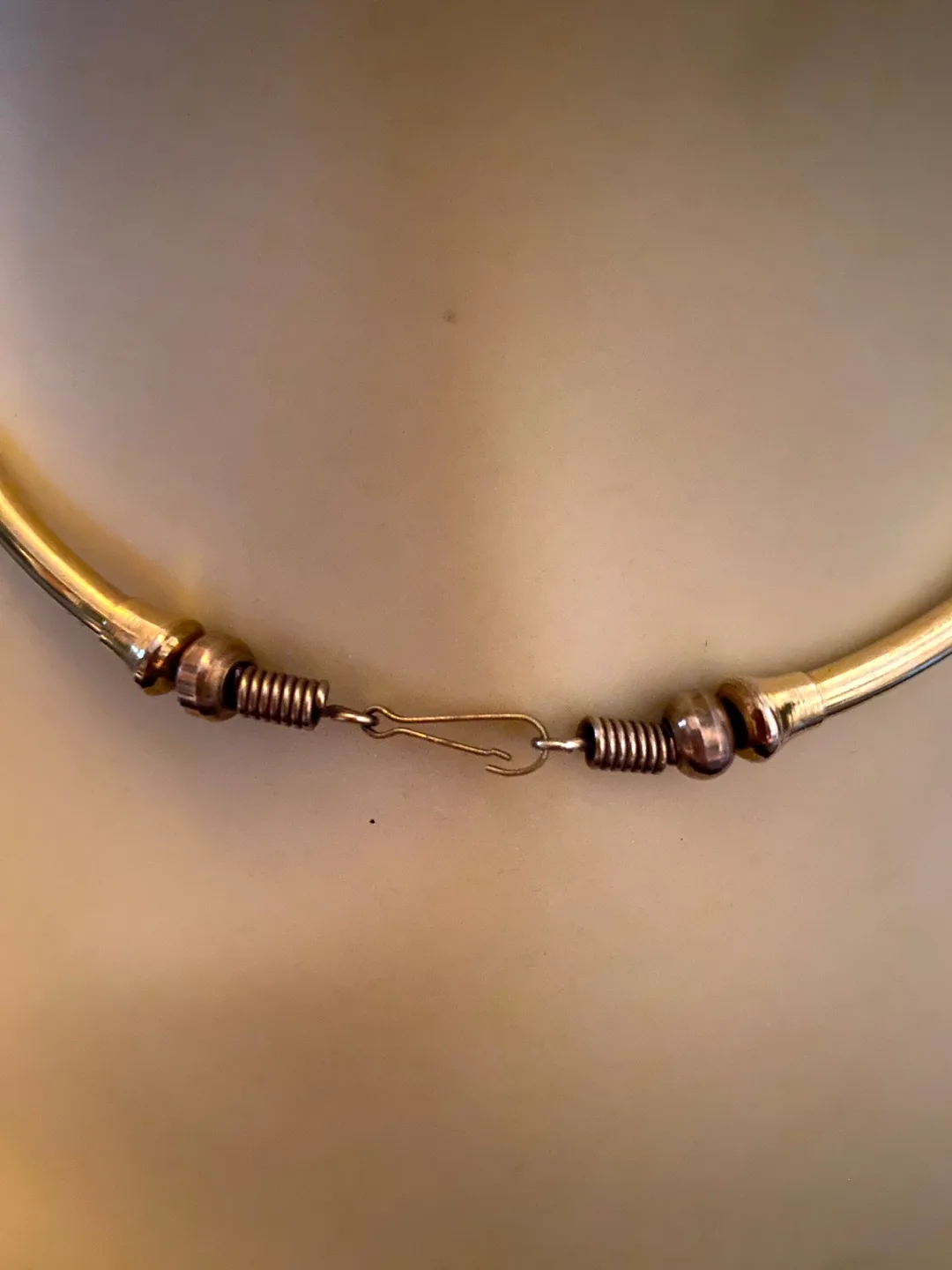 Brass Choker with Red Beads image indicator(6)