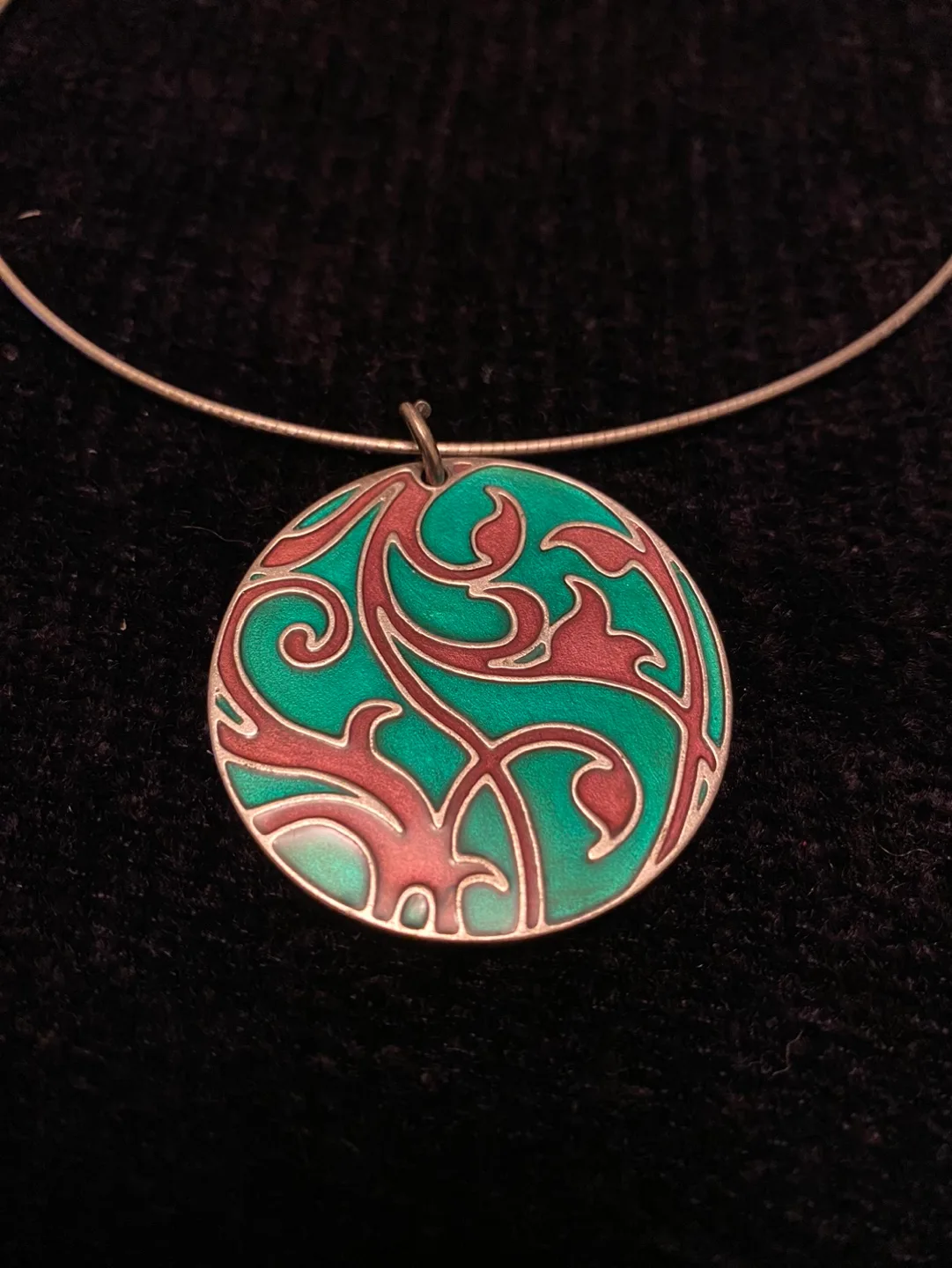 Foxy Brand Necklaces-Set of 2 Enamel Pendants image indicator(5)